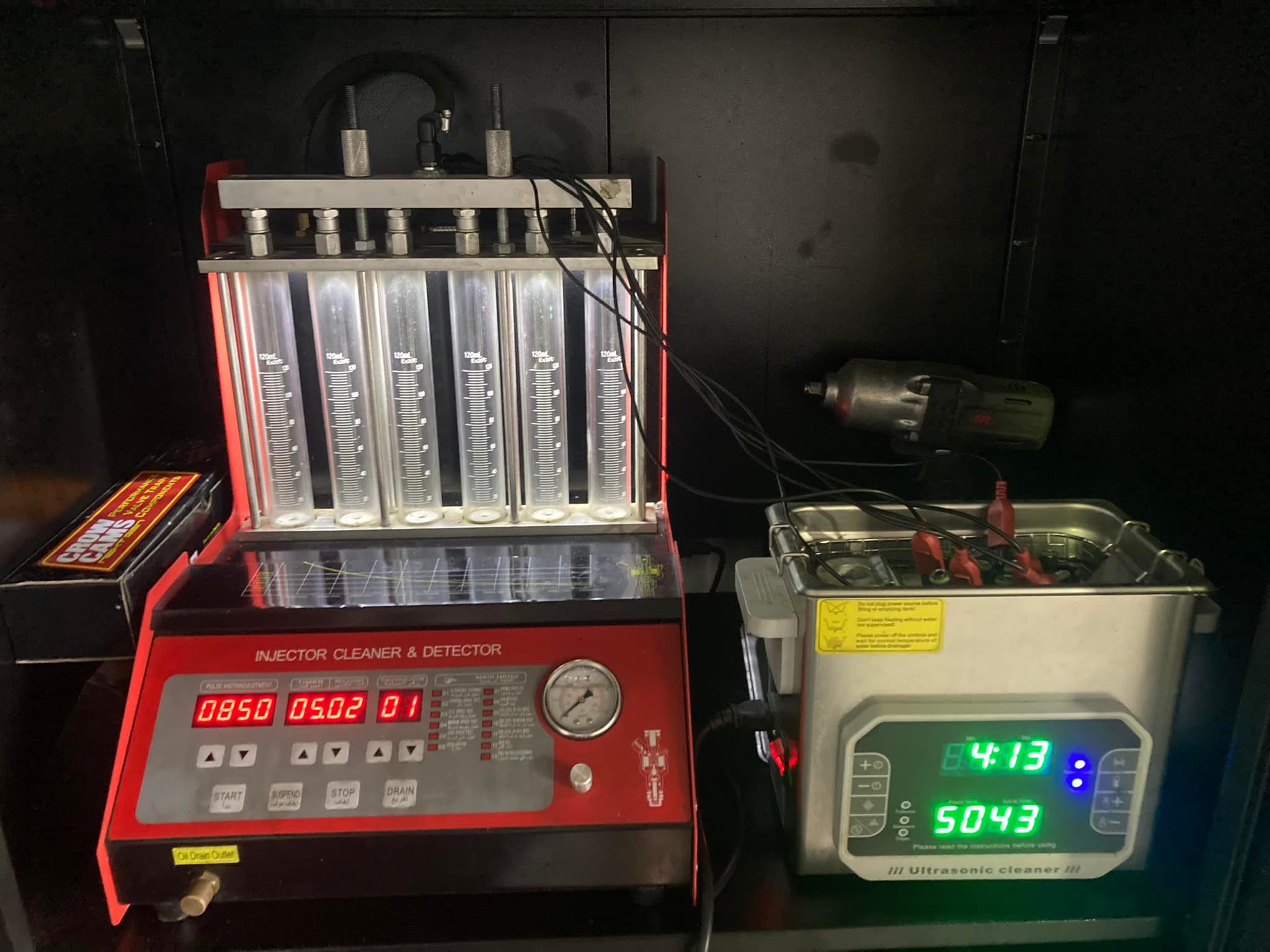 Injector testing at Tuned By Luke